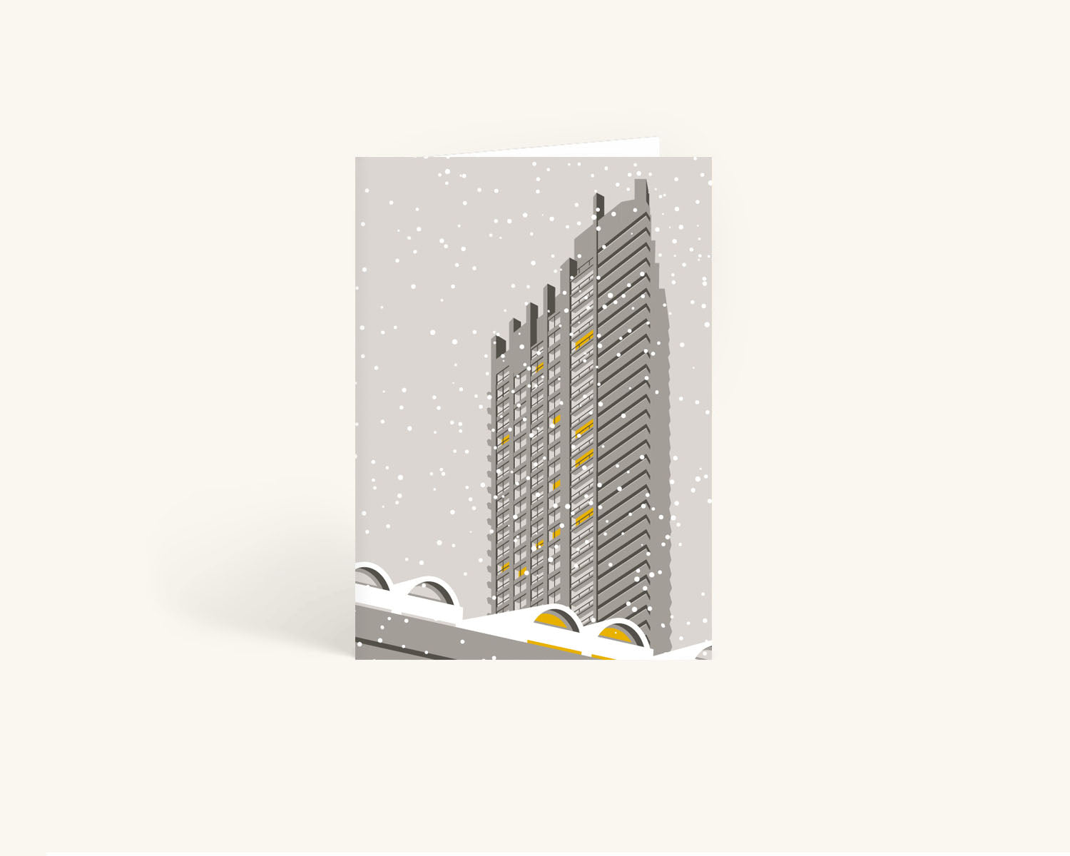 Barbican Estate Winter Card 04