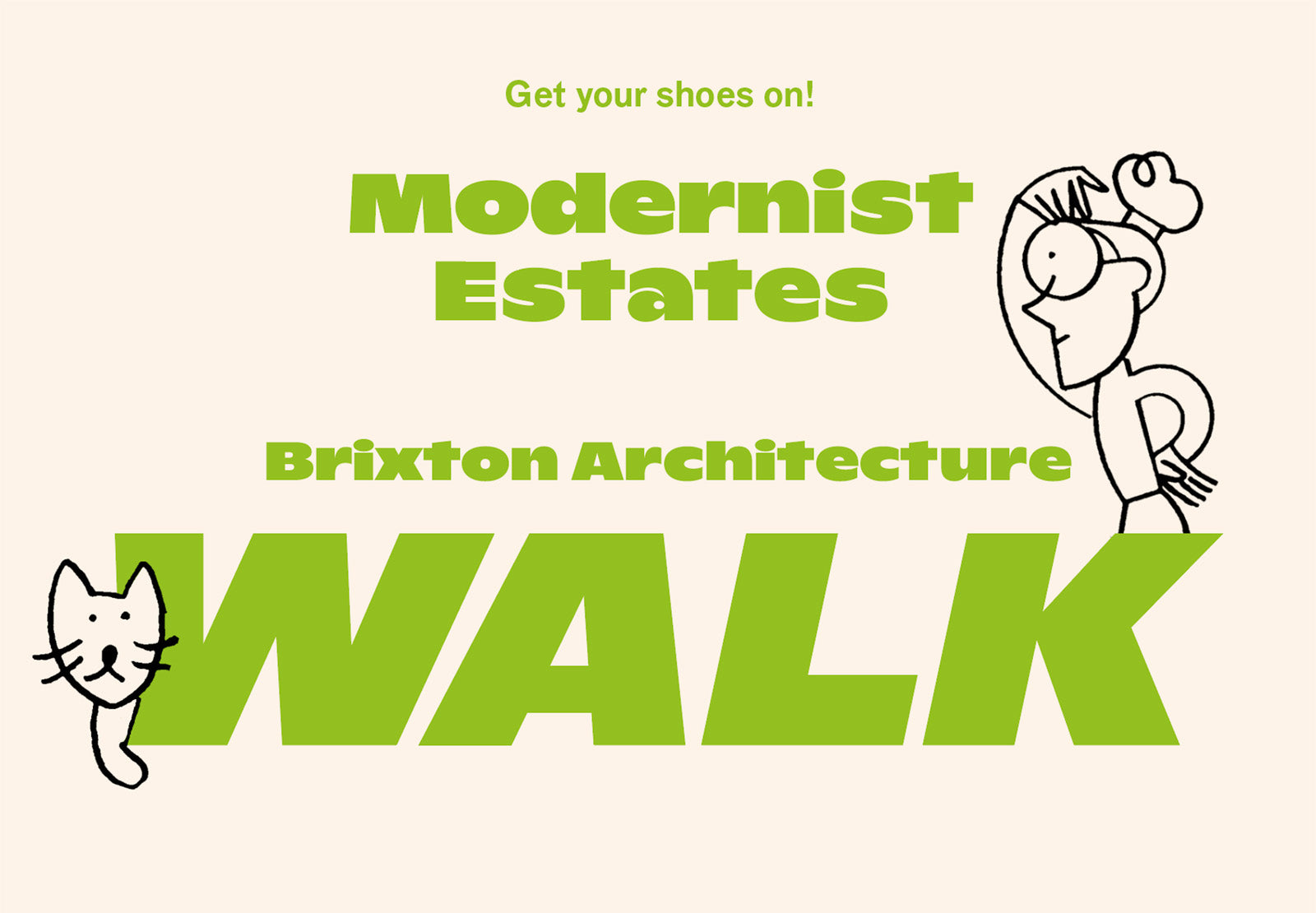 Walking Tour of Modernist Estates in and around Brixton, London