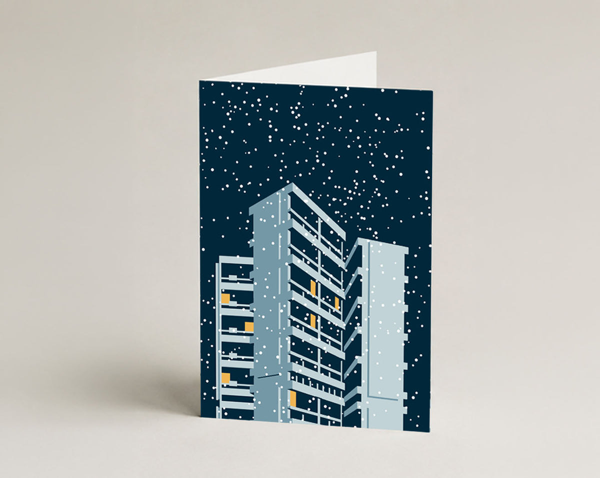New! Modernist Estates Winter Greeting Cards