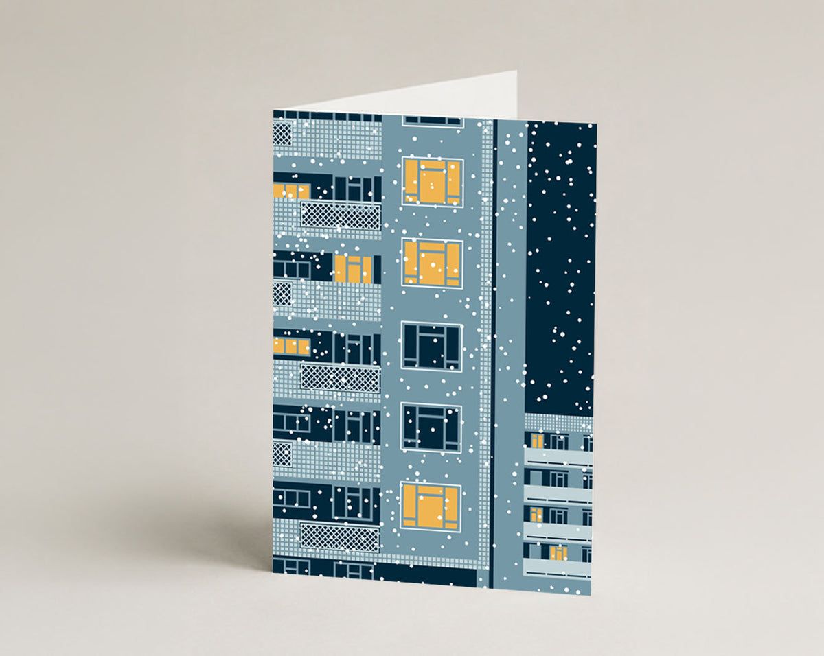 New! Modernist Estates Winter Greeting Cards