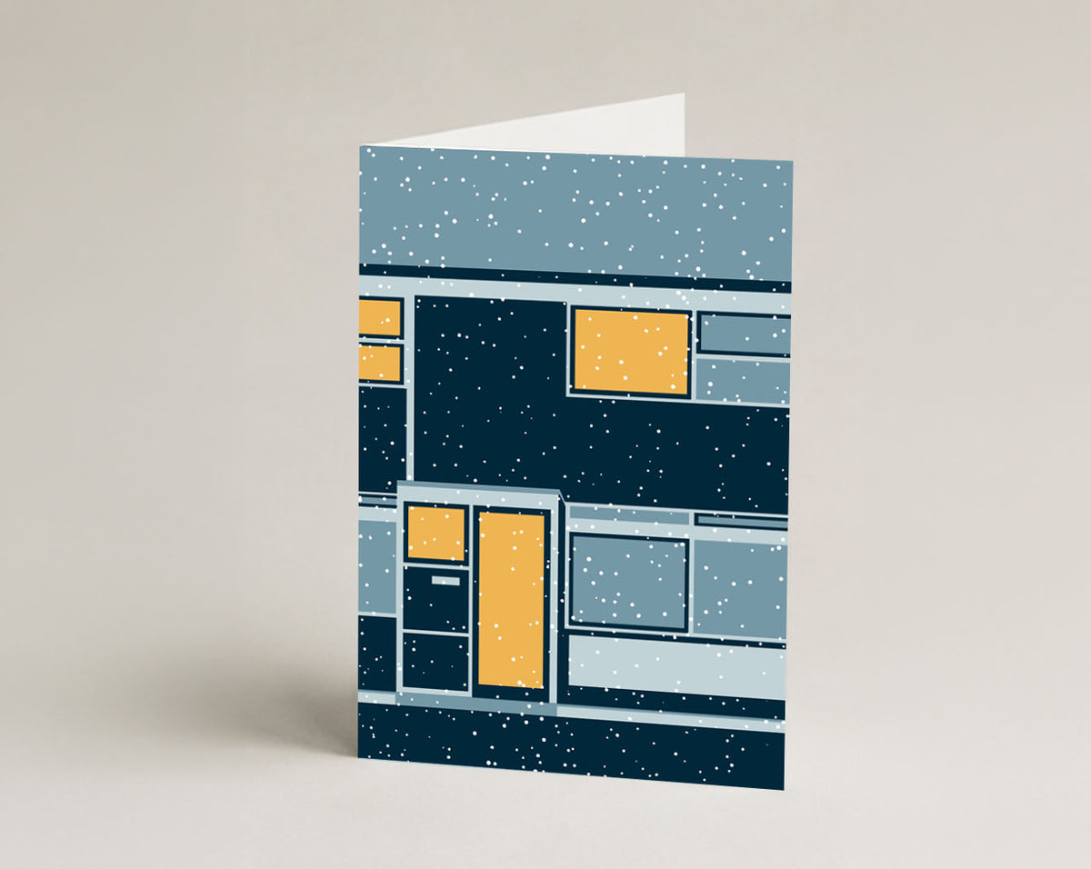 New! Modernist Estates Winter Greeting Cards