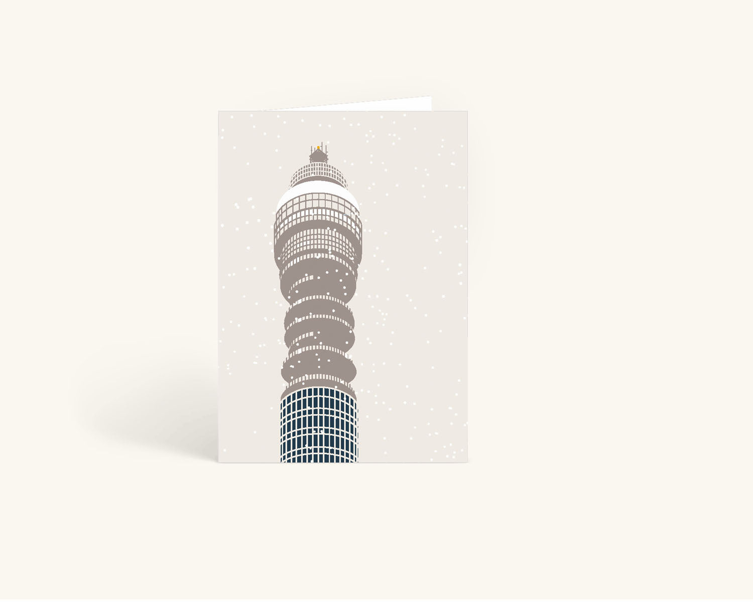 BT Tower Modernist Winter Card